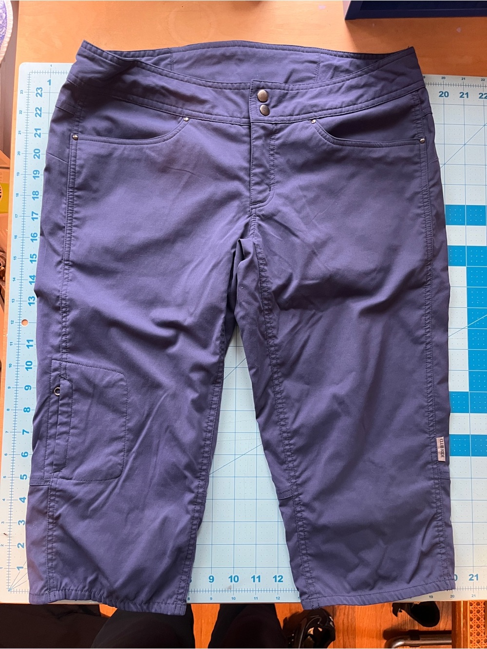 Club Ride Purple Long Womens Mountain Bike Shorts
